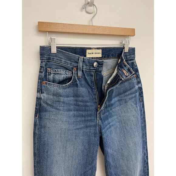 Twin Doves Emerson Fry Denim Vintage Stove Pipe Ankle Straight Jeans - Size 25P* - Picture 5 of 12